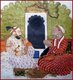 India: Sangram Singh, Maharana of Mewar, Rajasthan (r. 1509-1527) , left, receives a nobleman. Mewar, early 18th century